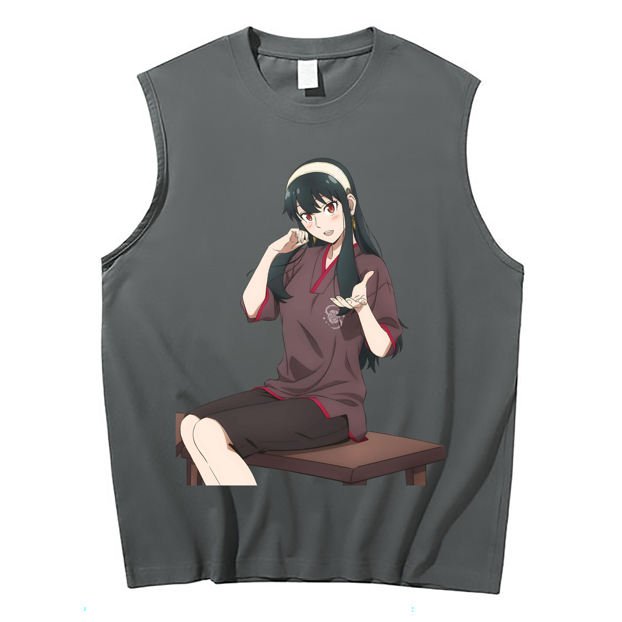 （画像用） SPY×FAMILY间谍家家酒 コットン100％タンクトップ（フロントプリント）